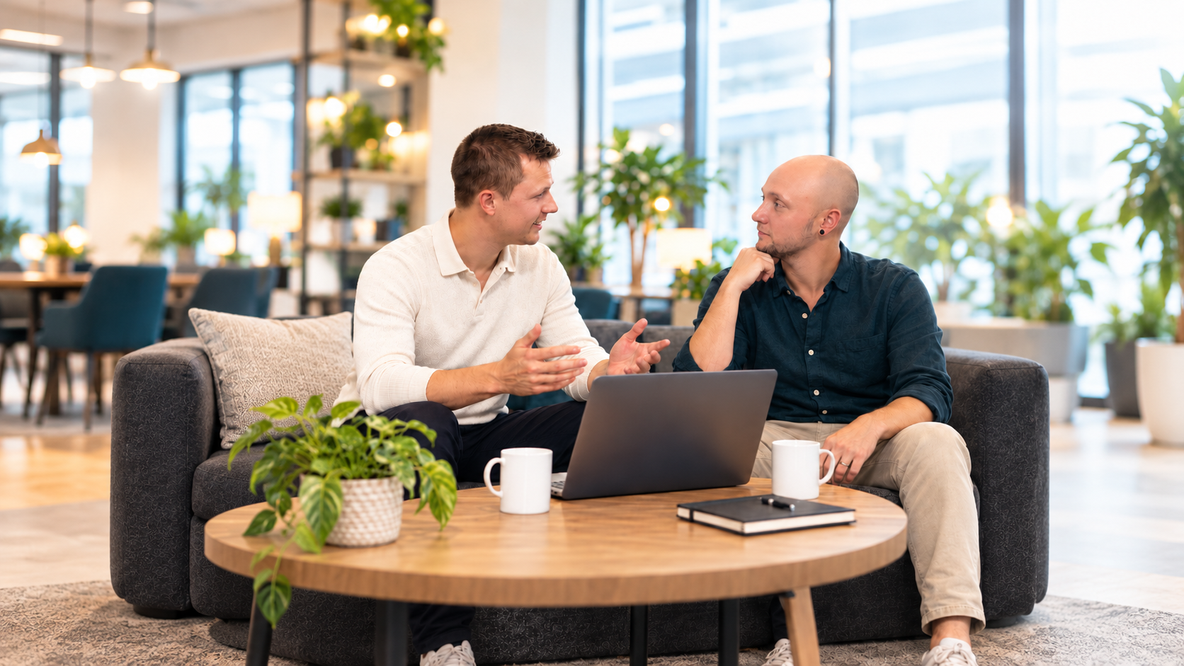 David Siekas och Filip Imberg på Elido