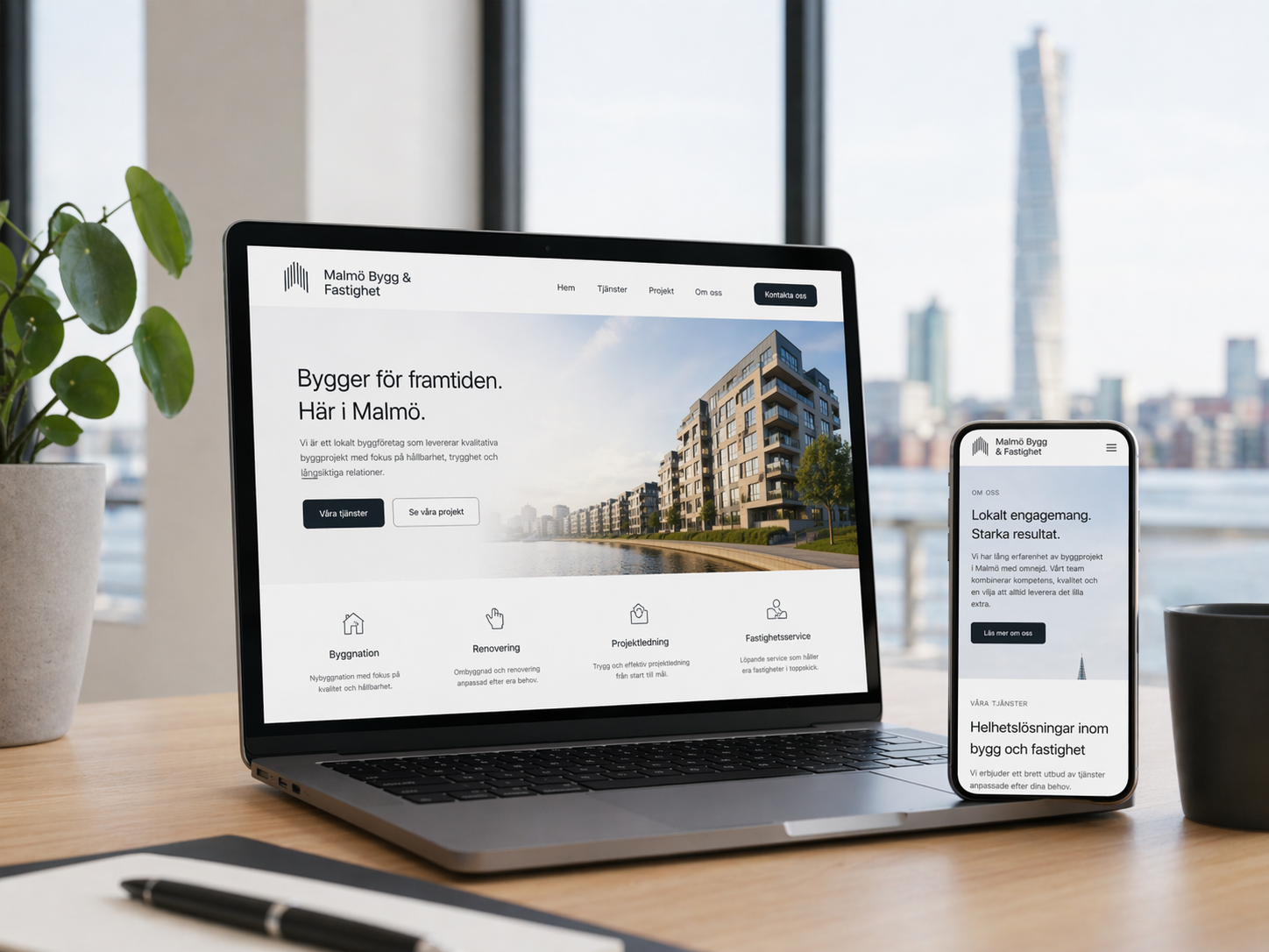 Hemsida i Malmö från 2 990 kr