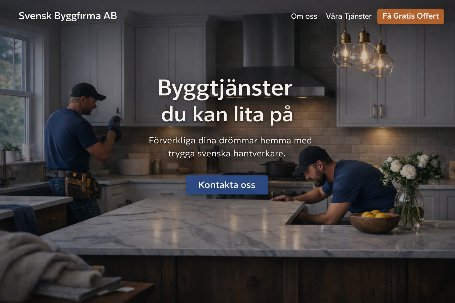 Hemsida för byggfirma – Få fler kunder och projekt